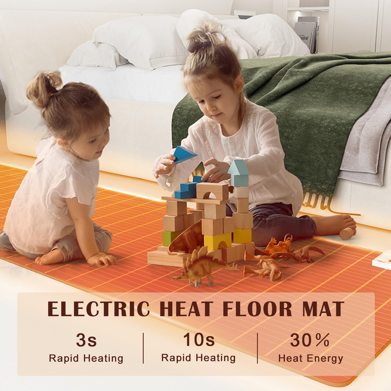 ホットカーペット・マット HystericGlamour Heated Floormats(Novelty Amazon.com: MOFGOE Heated Carpet - Heated Rug Under Desk, Heated